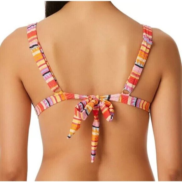 Jessica Simpson Women's Size M Escape to Pacific Retro Bikini Top, HH423AFA - Picture 2 of 5